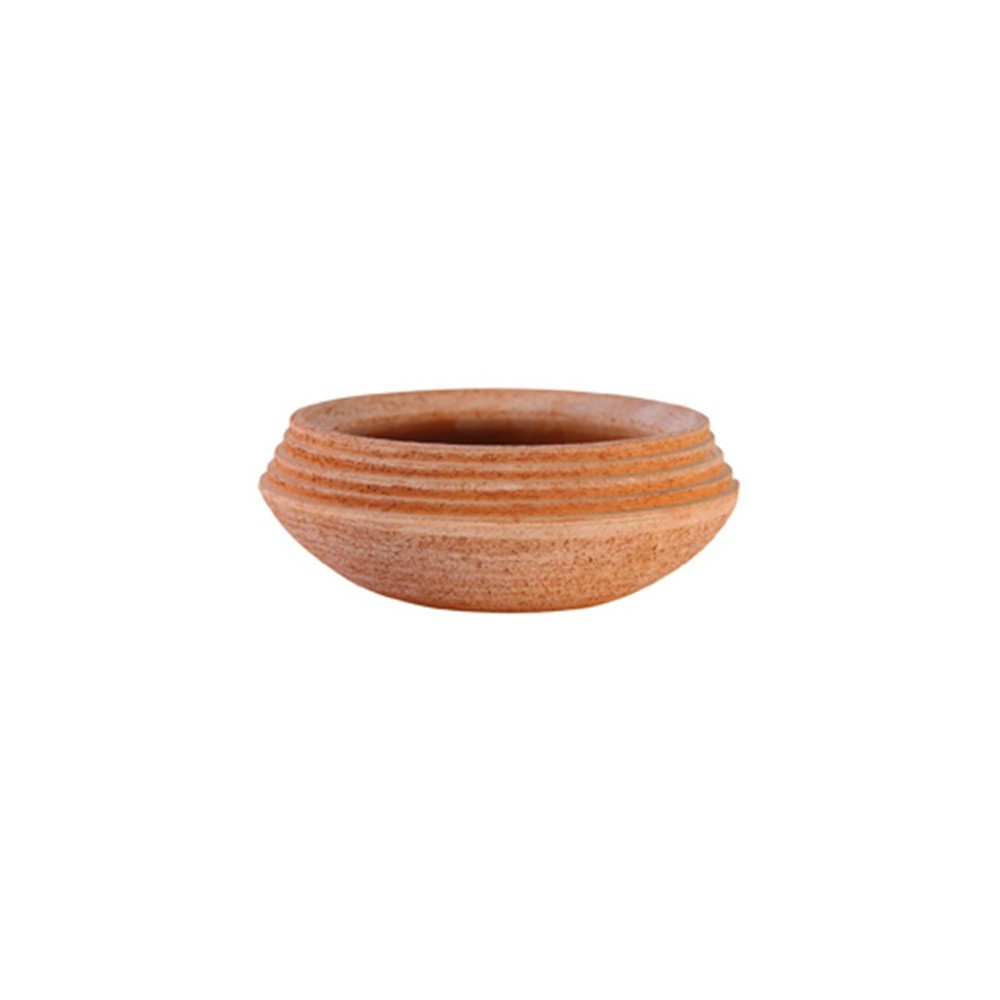 Striped Terracotta Bowl